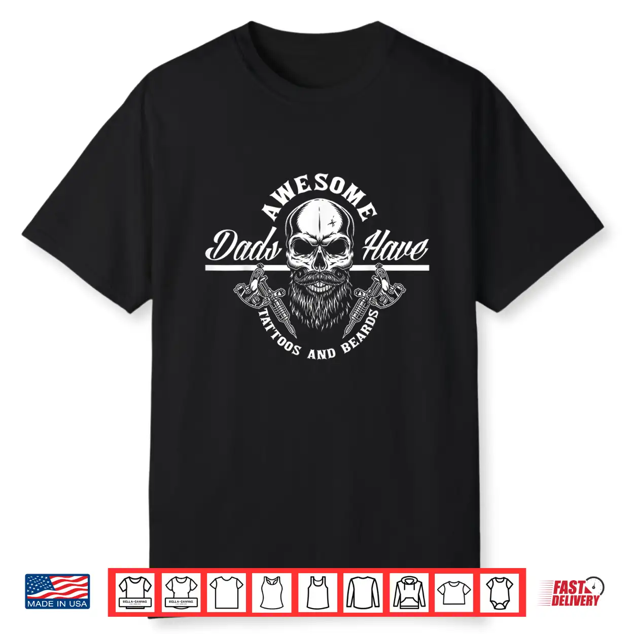 Awesome Heritage Tattoos And Beards Professional Graphic Shirt Awesome Heritage Tattoos And Beards Professional Graphic Shirt