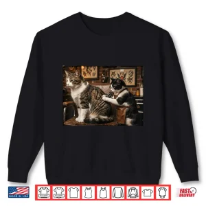 Sweatshirt Cat Tattooing Cat Funny Inked Kitty Tattoo Artist Shirt