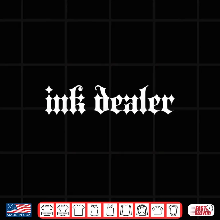 Design Ink Dealer Vintage Tattoo Artist Professional Statement Shirt 1