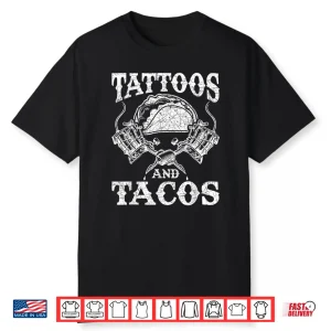 Mexican Food Tacos Cultural Tattoo Artist Design Shirt