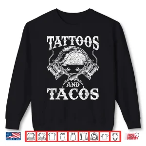 Sweatshirt Mexican Food Tacos Cultural Tattoo Artist Design Shirt