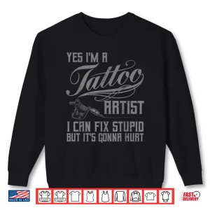 Sweatshirt Professional Tattoo Artist Minimalist Artistic Graphic Shirt 1