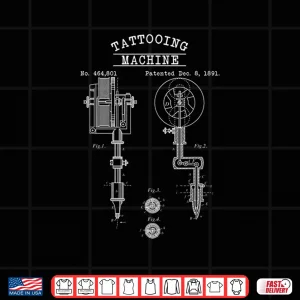Design Schematic Diagram Of A Tattoo Machine Professional Design Shirt