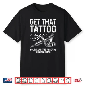 Tattoo Artist Minimalist Artistic Aesthetic Graphic Shirt