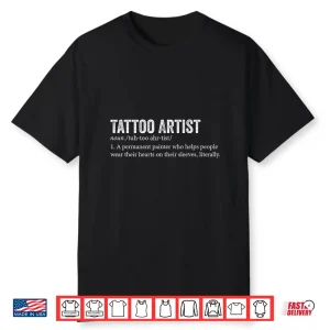 Tattoo Artist Team Definition Professional Identity Shirt