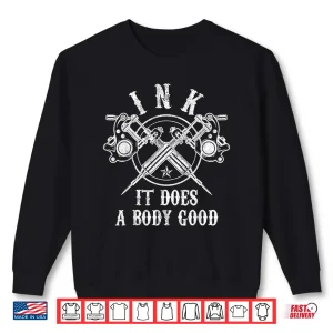Sweatshirt Tattoo Guns Vintage Ink Professional Artist Graphic Shirt