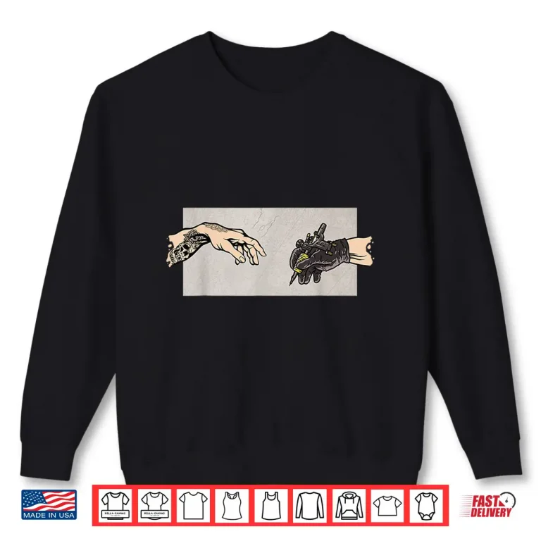 Sweatshirt Tattoo Gun Professional Artist Equipment Graphic Shirt 1