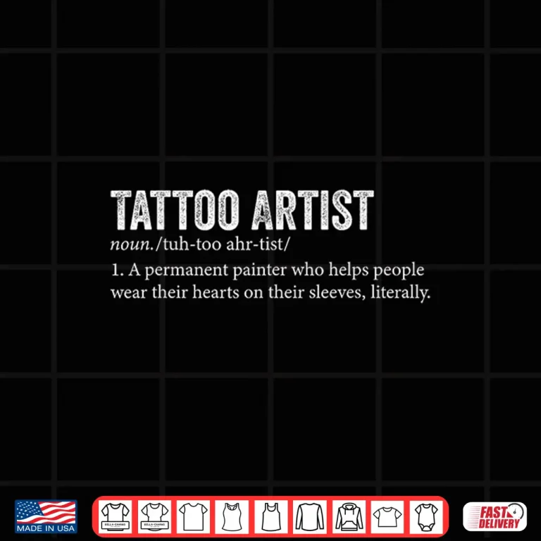 Design Tattoo Artist Team Definition Professional Identity Shirt 1