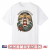 Through Darkest Days American Traditional Lighthouse Tattoo Shirt