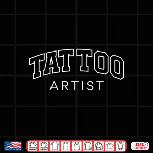 Design Athletic Lettering Body Artist Professional Statement Shirt