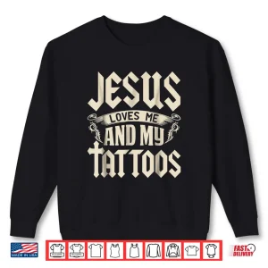 Sweatshirt Faith And Tattoos Religious Inked Graphic Design Shirt