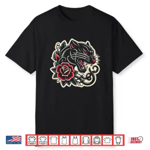 Panther American Traditional Tattoo Artist Professional Shirt