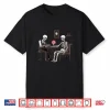 Skeleton Tattoo Artist Giving Ink Sarcastic Graphic Shirt