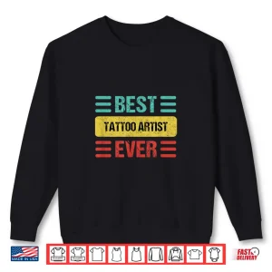 Sweatshirt Tattoo Artist Professional Minimalist Identity Graphic Shirt