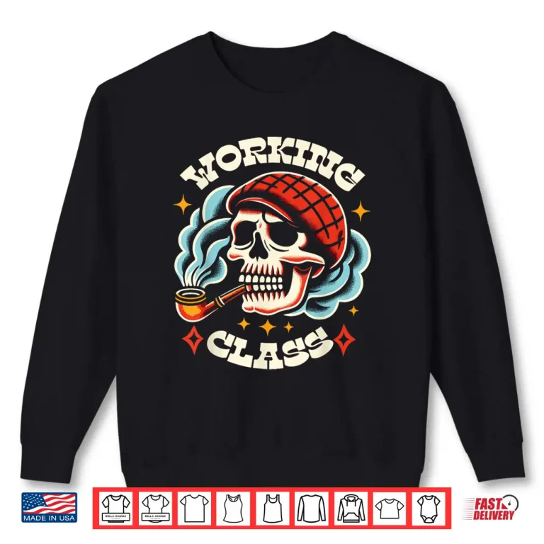 Sweatshirt Working Class Skull Traditional Inked Artist Shirt
