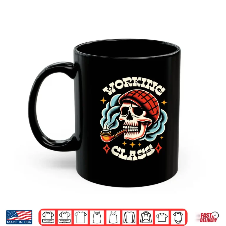Mug Working Class Skull Traditional Inked Artist Shirt