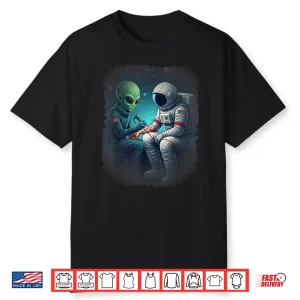 Alien Tattooing Astronaut Professional Ink Art Tattooist Shirt