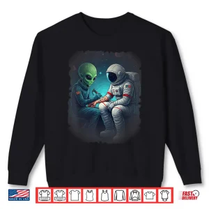 Sweatshirt Alien Tattooing Astronaut Professional Ink Art Tattooist Shirt