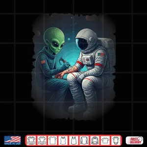 Design Alien Tattooing Astronaut Professional Ink Art Tattooist Shirt