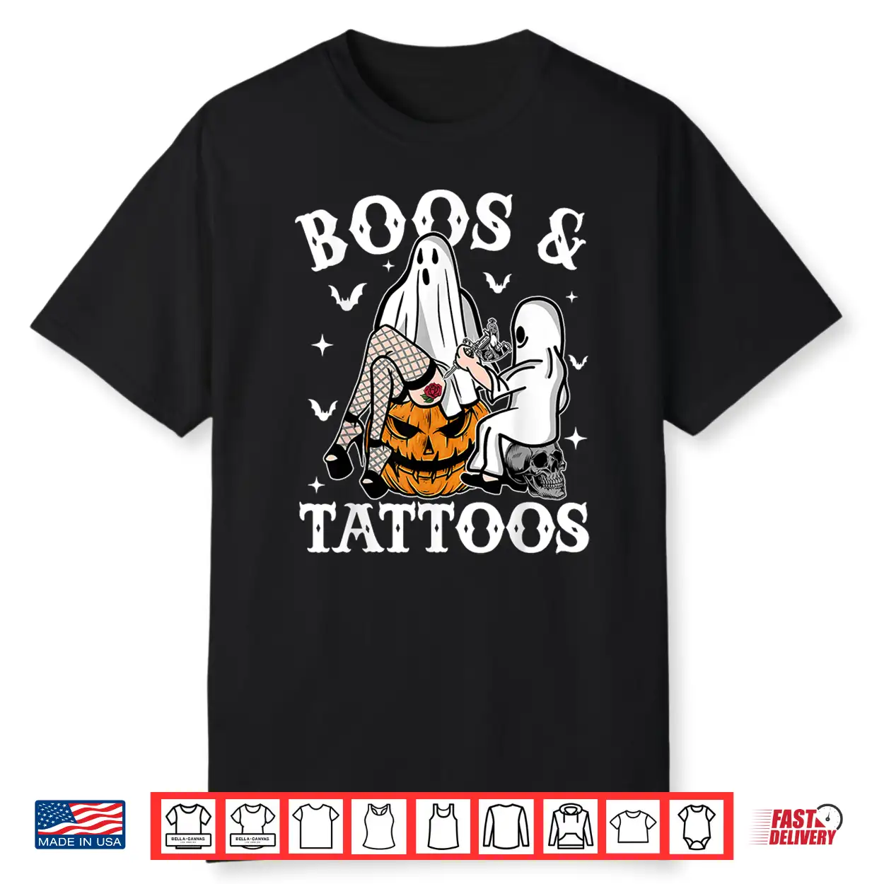 Ghosts Pumpkin Tattoo Artist Halloween Boos And Tattoos Shirt Ghosts Pumpkin Tattoo Artist Halloween Boos And Tattoos Shirt