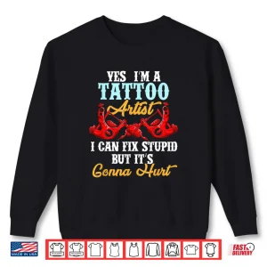 Sweatshirt Lover Of Ink And Tattoo Artist Professional Graphic Shirt