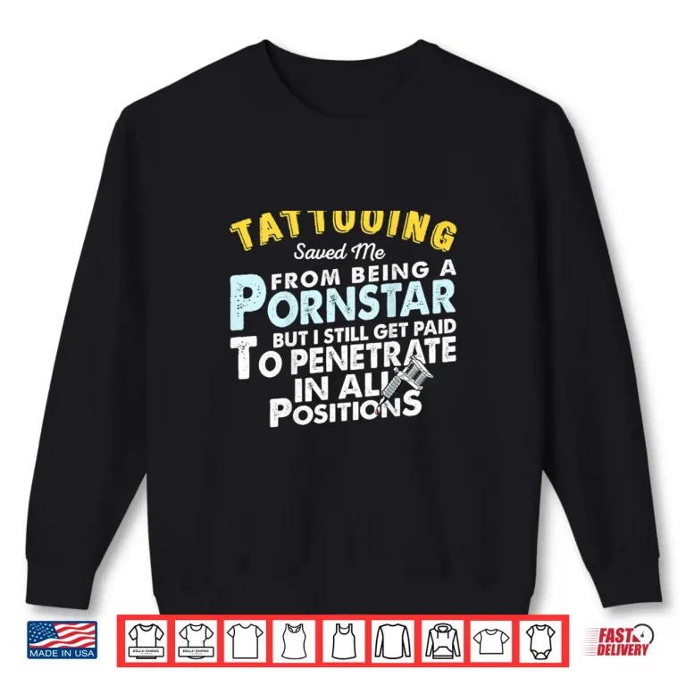 Sweatshirt Proud Tattoo Artist Professional Achievement Graphic Shirt