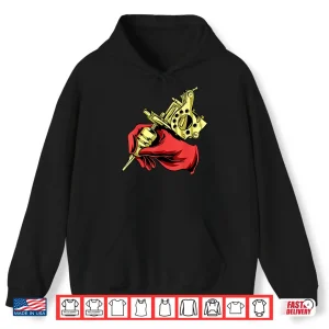 Hoodie Tattoo Artist Tattooist Ink Master Machine Graphic Shirt