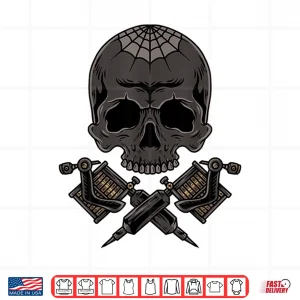 Design Tattoo Artist Skull Professional Gothic Aesthetic Shirt