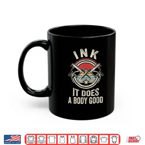 Mug Vintage Retro Ink Inked Professional Tattoo Guns Shirt