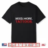 Professional Tattoo Art Minimalist Aesthetic Graphic Shirt