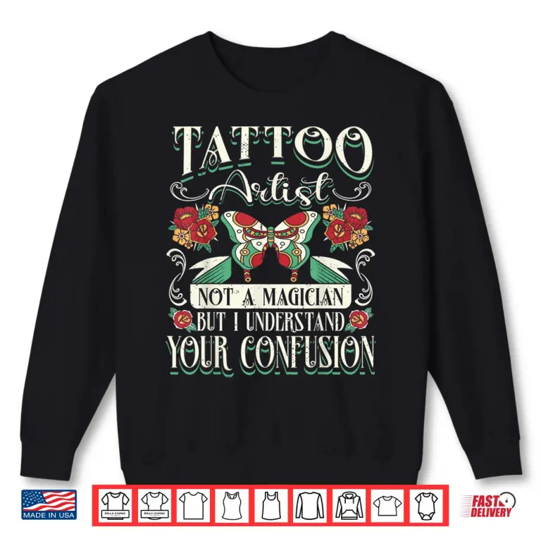 Sweatshirt Tattoo Artist Tattooist Tattoos Professional Identity Shirt