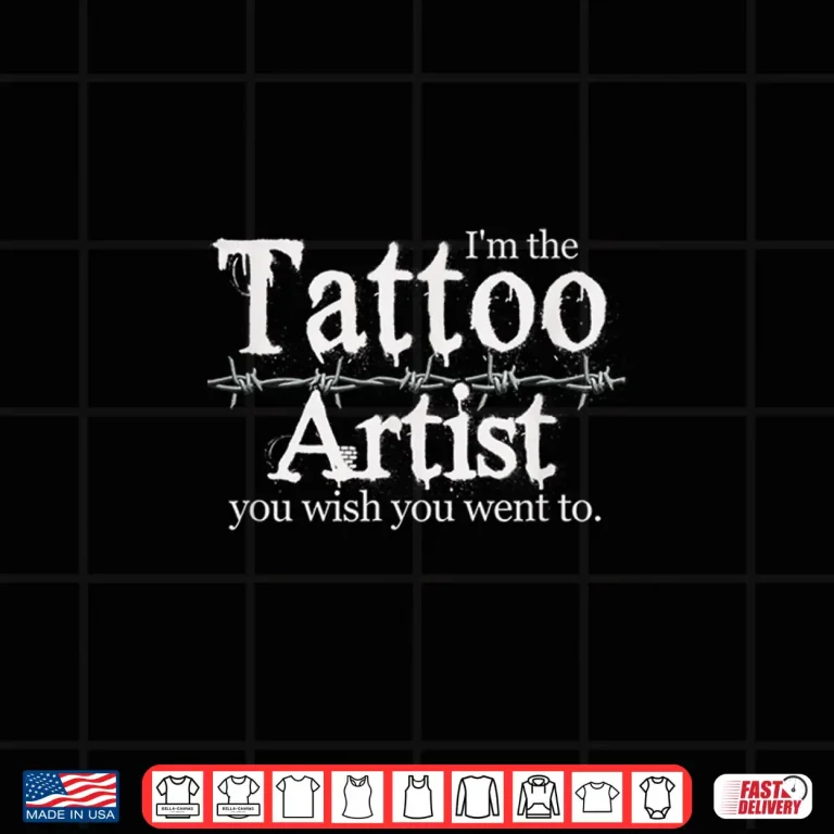 Design Tattoo Artist Professional Novelty Identity Graphic Shirt