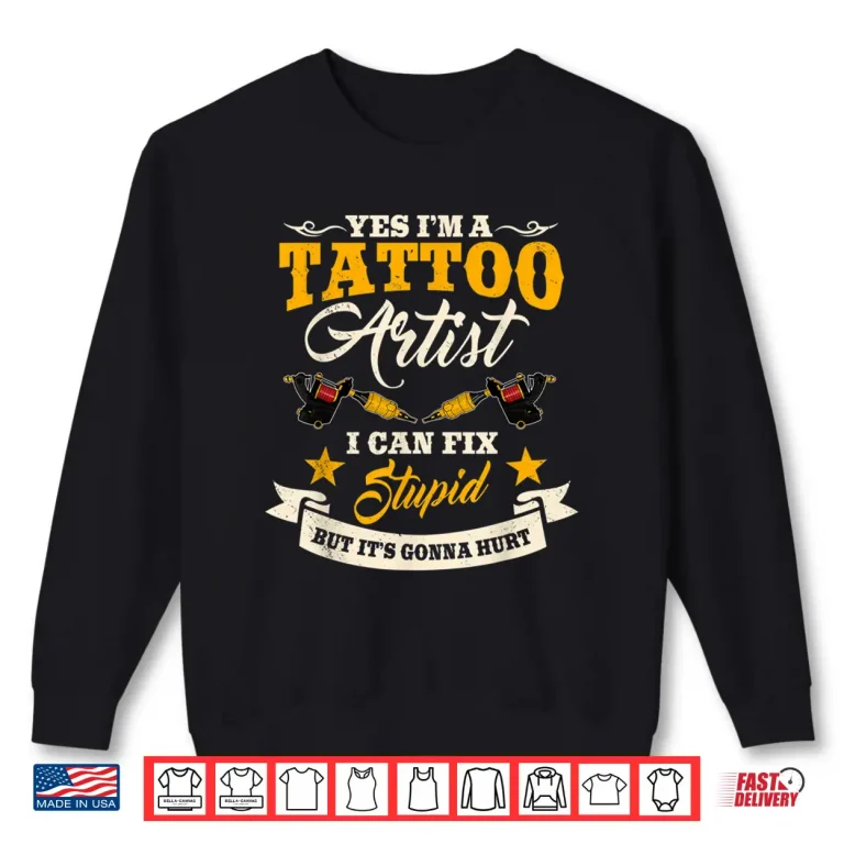 Sweatshirt Tattoo Lover Assistant Inking Machine Professional Shirt