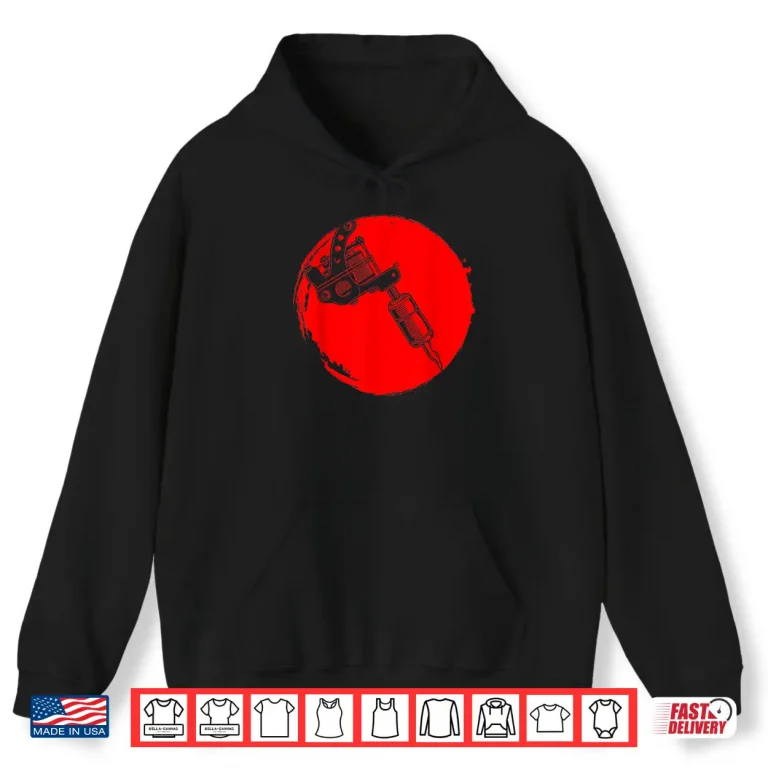 Hoodie Tattoo Machine Professional Inked Art Graphic Design Shirt