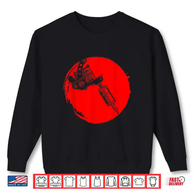 Sweatshirt Tattoo Machine Professional Inked Art Graphic Design Shirt