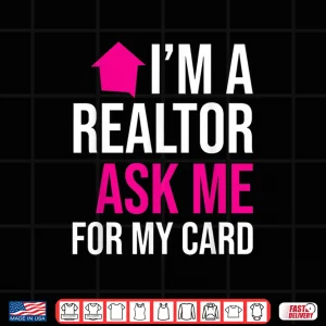 Design Ask Me For My Card Property Professional Statement Shirt