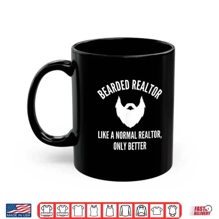 Mug Bearded Realtor Definition Professional Property Agent Shirt