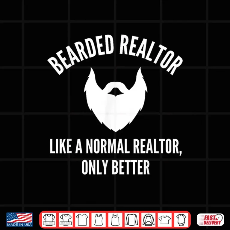Design Bearded Realtor Definition Professional Property Agent Shirt