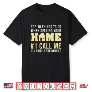 Real Estate Agent Home Realtor Broker Artistic Shirt