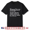 Real Estate Agent Realtor Definition Professional Shirt