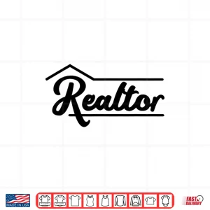 Design Realtor Real Estate Agent Broker Minimalist Shirt