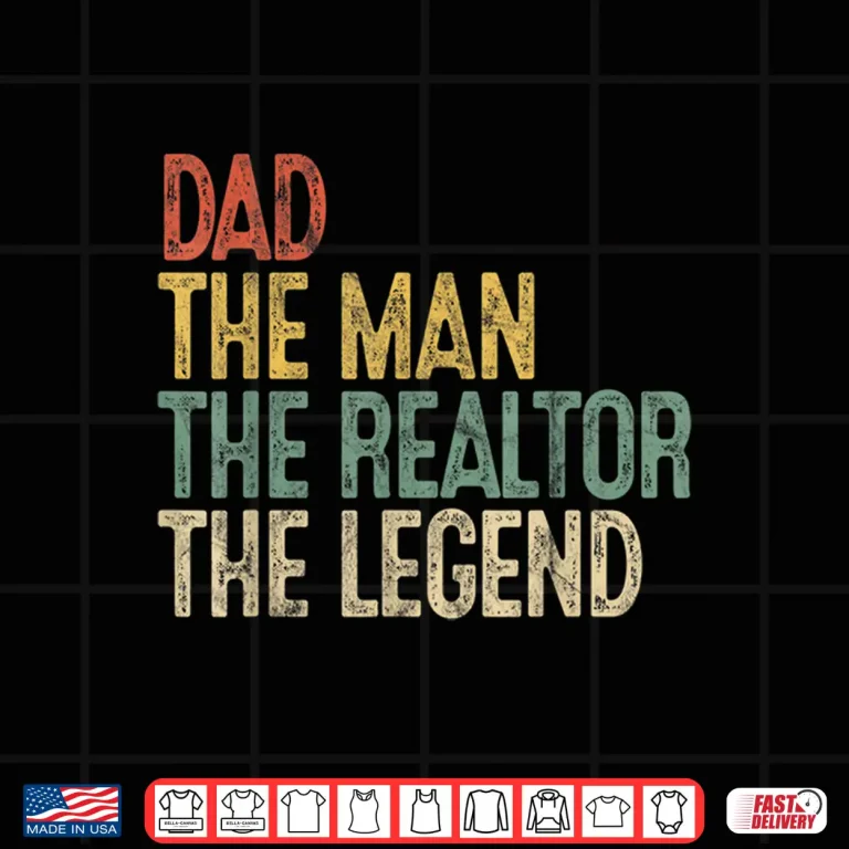 Design Realtor Legend Professional Real Estate Vintage Shirt