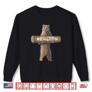 Beary Awesome Realtor Professional Real Estate Saying Shirt 2 Sweatshirt Beary Awesome Realtor Professional Real Estate Saying Shirt