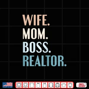 Design Real Estate Mom Boss Realtor Agent Broker Aesthetic Shirt