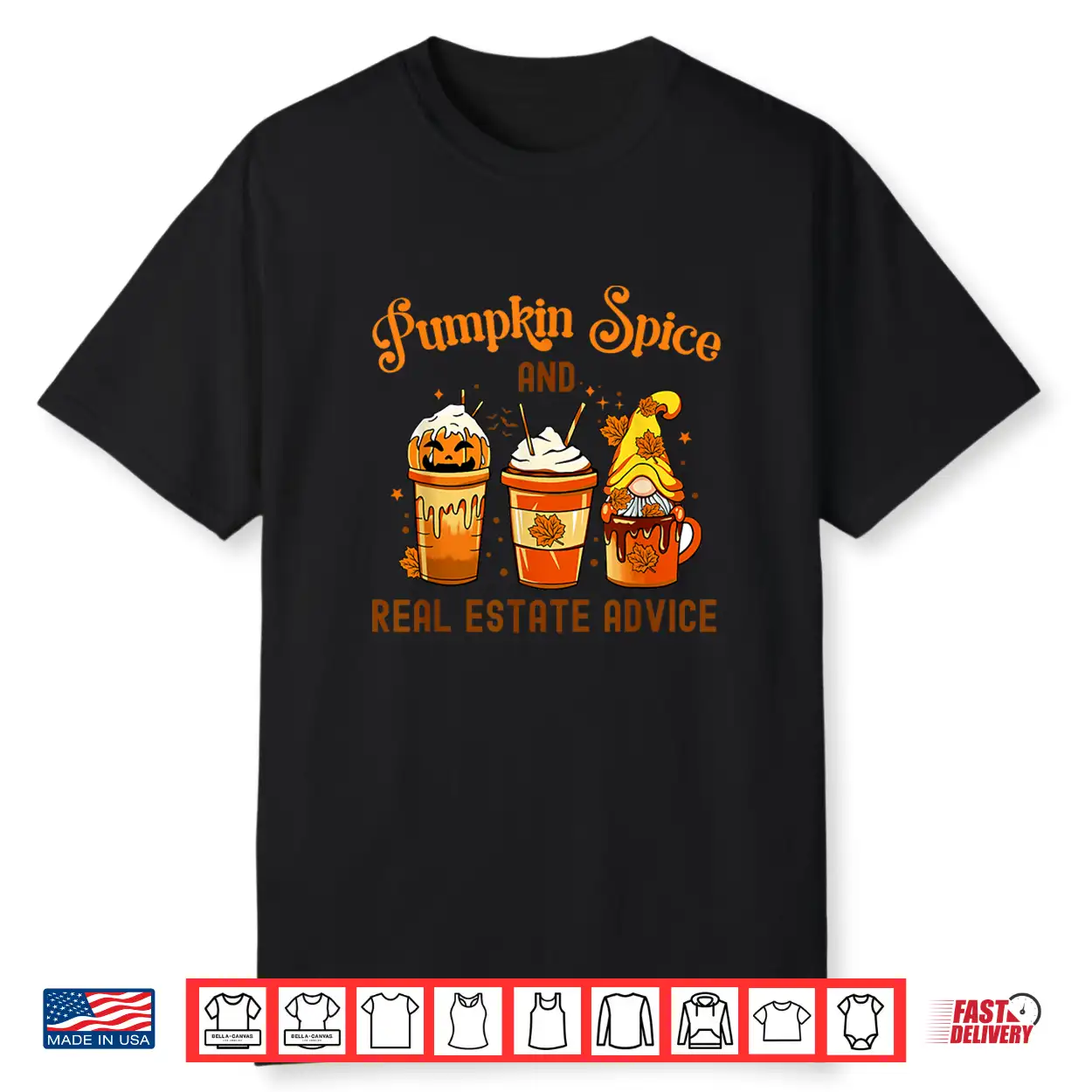 Pumpkin Spice And Real Estate Advice Halloween Shirt Pumpkin Spice And Real Estate Advice Halloween Shirt