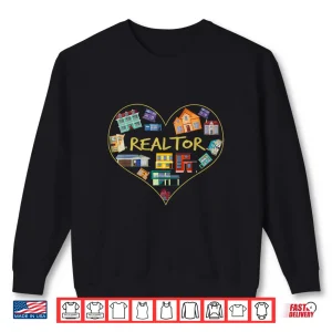 Sweatshirt Real Estate Agent House Broker Professional Graphic Shirt