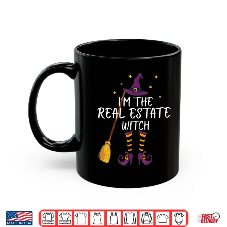 Mug Real Estate Witch Funny Halloween Professional Costume Shirt