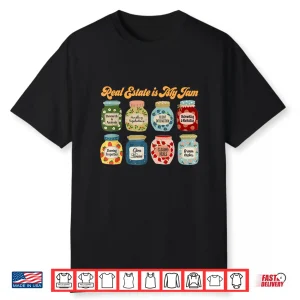 Retro Real Estate Is My Jam Professional Agent Shirt