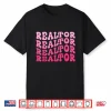 Retro Realtor Real Estate Agent Broker Aesthetic Shirt