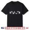 Rotating Letters Realtor Professional Broker Graphic Shirt